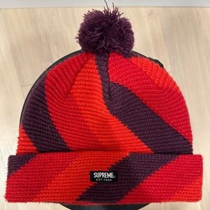 Supreme DIAGONAL STRIPE BEANIE